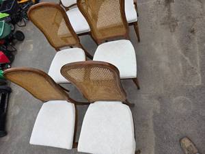 6 Thomasville Cane- back chairs