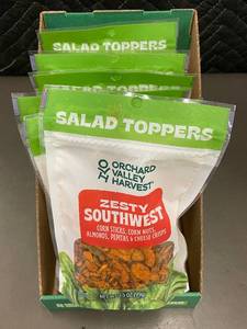 lot 8 image: IL3 - Orchard Valley Harvest Zesty Southwest Salad Toppers, 6 Bags