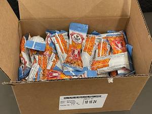 lot 12 image: Box of 90 Dees Nuts Ranch & Sriracha Flavored Peanuts
