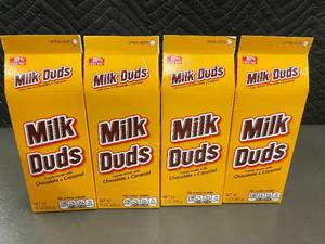 lot 19 image: IA 1 - Lot of 4 Milk Duds Boxes with Chocolate & Caramel