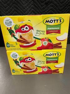 Mott's Applesauce Cinnamon Pouches - Pack of 12