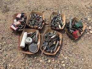 lot 57-F2025 image: Mostly Metal Bits and Pieces, Odds & Ends from the Tool Boxes