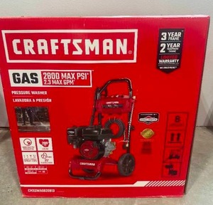Brand New Craftsman 2800 psi Gas Pressure Washer