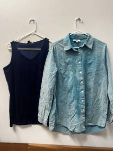 lot 105 image: Lots of Ladies Tops, Dresses and Apparel- (NEW) - Size L, IMAN & OSO Casuals