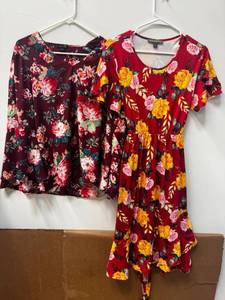 lot 110 image: Lots of Ladies Tops, Dresses and Apparel- (NEW) - Size M, IMAN & Kate and Mallory