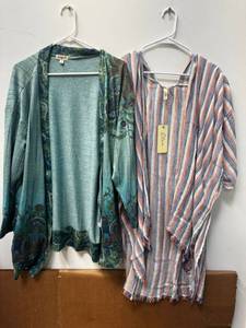 lot 45 image: adys Tops, Dresses & Apparel - Sizes XL, Brands Elan & one world (NEW)