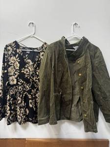lot 54 image: Ladys Tops Apparel -  Kate & Mallaroy 1X and IMAN SIZE XL  (NEW)