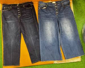 lot 228 image: Ladies Bottoms - Sizes 18W, Oso Casual, Indigo Thread(NEW)