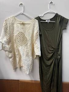 lot 98 image: Lots of Ladies Tops, Dresses and Apparel- (NEW) - Size XS, Brand OSO Casuals and Indigo Thread