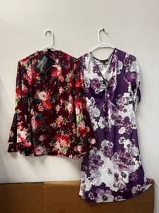lot 194 image: Ladies Tops, Dresses & Apparel - Sizes M, IMAN, Kate and Mallory (NEW)