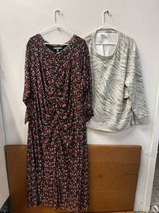 lot 197 image: Ladies Tops, Dresses & Apparel - Sizes 3X, Oneworld and Kate and Mallory (NEW)