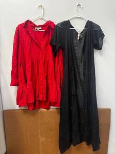 lot 89 image: Lots of Ladies Tops, Dresses and Apparel- (NEW) - Size Medium, Brand Elan & Jorge Perez