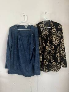 lot 133 image: Lots of Ladies Tops, Apparel- (NEW) - Size 1X, Kate &Mallory and CJ Banks