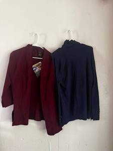 lot 139 image: Lots of Ladies  2 Tops Apparel- (NEW) - Size Large, Brand IMAN