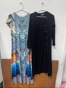 lot 120 image: Lots of Ladies Tops, Dresses and Apparel- (NEW) - Size M, Kate & Mallory  and Live and let live One World