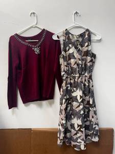 lot 125 image: Lots of Ladies Tops, Dresses and Apparel- (NEW) - Size XS, IMAN and Modx