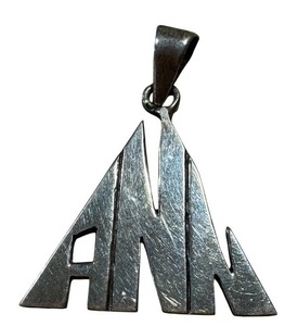 lot 26G image: Sterling Silver ANN Pendant - 1 Inch