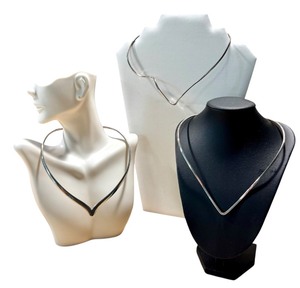 lot 41G image: Set of 3 Sterling Silver Necklaces