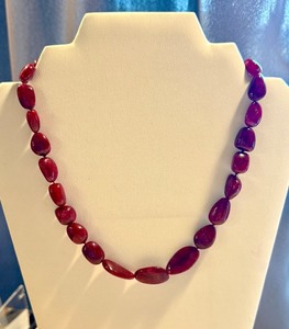 lot 9G image: Stauer Crackle Quartz Necklace with Sterling Clasp, 18.5 Inches