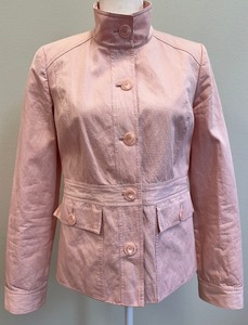 lot 53 image: Stylish Pink Nordstrom Collection Button Up Jacket - Size 4
