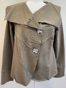 lot 32A image: Neon Buddha Womens Knit Jacket with Fun Big Button Accents