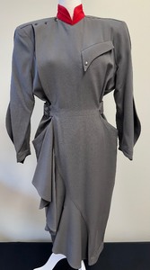 lot 4 image: Vintage Thierry Mugler Les Milteuses Communist Dress  Vintage Thierry Mugler Paris Womens Dress - Size 42