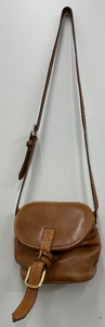 lot 69 image: Vintage Fossil Leather Satchel Handbag