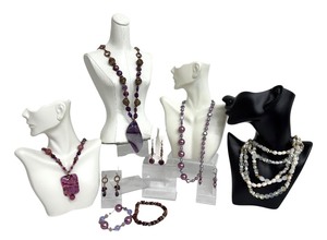 lot 63R image: Collection of Beaded Necklaces and Earrings