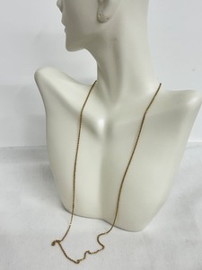 lot 79R image: 14k Gold Fine Rope Chain Necklace, 22 Inches