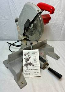 lot 115 image: Milwaukee Magnum Miter Saw - Model 6490