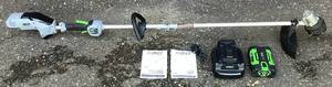 lot 19 image: EGO POWER 56V Cordless String Weed Trimmer Model ST1500SF