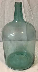 lot 96 image: Vintage Large Carboy Blue Green Water Jug