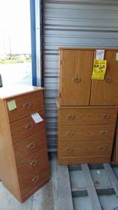 lot 5 image: Black Diamond Lingerie Chest and 2 Door Sweater Chest