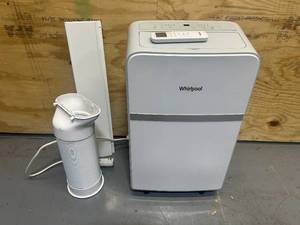 lot 13 image: WHIRLPOOL WHAP081BWC Portable Air Conditioner with Dehumidifier
