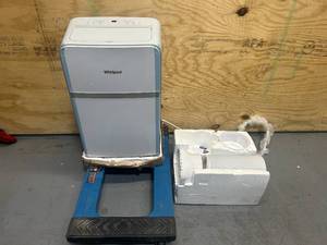 lot 54 image: WHIRLPOOL WHAP081BWC Portable Air Conditioner with Dehumidifier