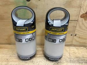 lot 19 image: DEFIANT Lot of 2- 300 Lumens Handy Lanterns