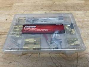 lot 100 image: Powermate VX 26 Piece Air Accessory Kit Model # 024-0401CT