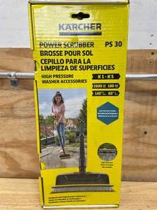 lot 102 image: Karcher Power Scrubber Pressure Washer Accessory