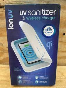 lot 120 image: Ion UV Sanitizer & Wireless Charger