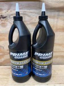 lot 128 image: Lot of 2 - Prime Guard Premium Gear Oil SAE 80W-90