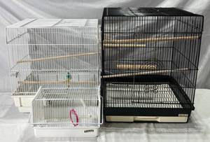 lot 50 image: Collection of 3 Bird Cages