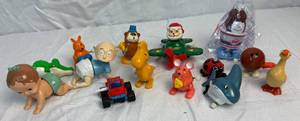 lot 86 image: Vintage Plastic Wind Up Toys - 14 toys