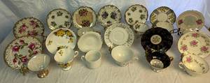 lot 82 image: Teacup & Saucer Collection - 12 Sets