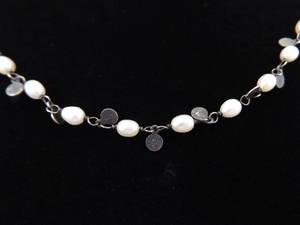 lot 32 image: .925 Sterling Silver SILPADA Pearl Necklace