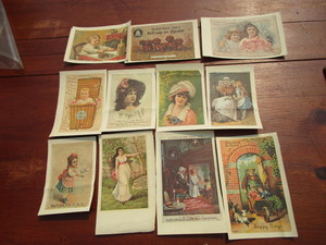 lot 15 image: Antique Advertising Cards