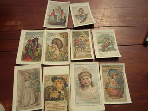 lot 16 image: Antique Advertising Cards