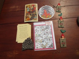 lot 20 image: Christmas Cards, Swedish Ornaments