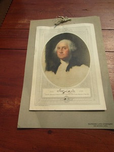 lot 21 image: Advertising, Bankers Life - Geo Washington
