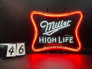 lot 46 image: Miller High Life neon