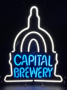 lot 47 image: Capital Brewing neon